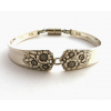 Sunflower Spoon Bracelet April 1950 Vintage Silverware All Sizes